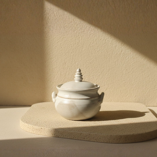 Rice Pot with Scroll Top