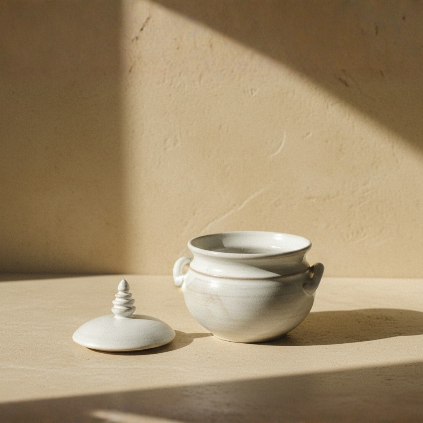 Rice Pot with Scroll Top